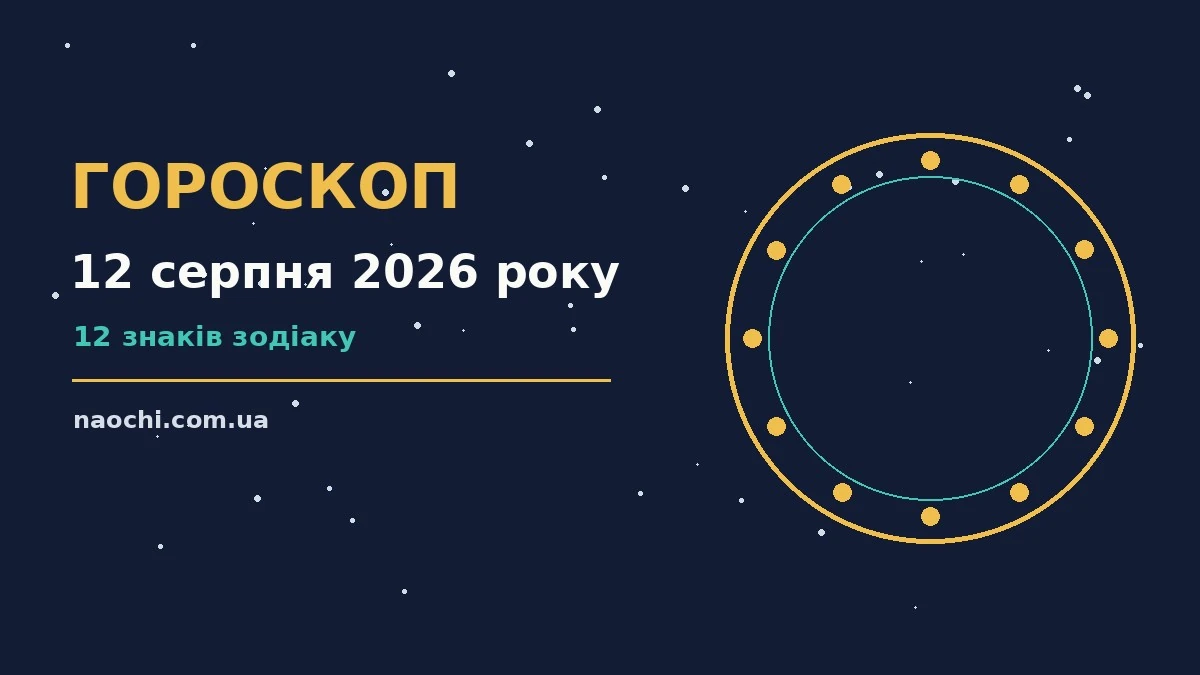 Гороскоп на 12 серпня 2026 року, затишний ранковий стіл з блокнотом і чашкою кави