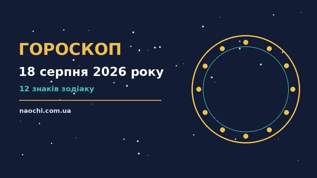 Зоряне небо над міською вежею вранці, ілюстрація до гороскопу на 18 серпня 2026 року